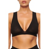 SKIMS Summer Mesh Plunge Bralette_ONYX