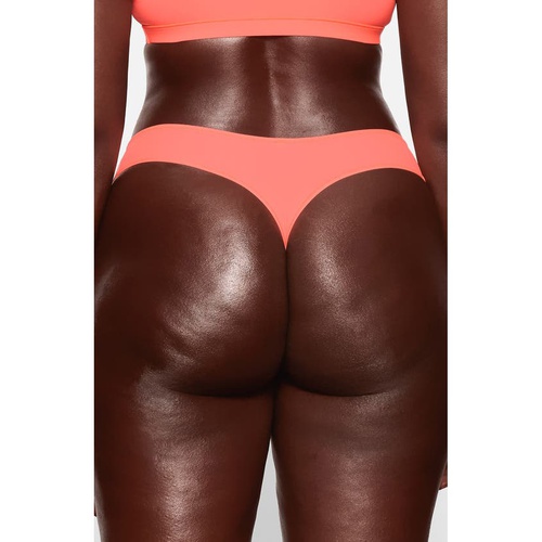  SKIMS Fits Everybody Thong_NEON CORAL