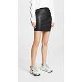 SPRWMN Leather Miniskirt