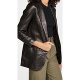 SPRWMN Leather Blazer