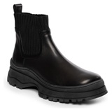 STAUD Bow Chelsea Boot_BLACK