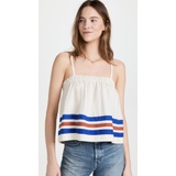 SUNDRY Cami with Varsity Stripe