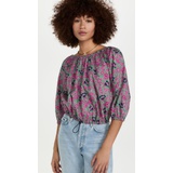 SUNDRY Ditsy Floral Blouse