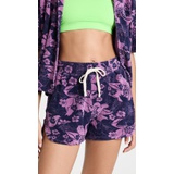 SUNDRY Retro Floral Shorts