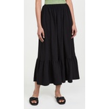 SUNDRY Tiered Maxi Skirt