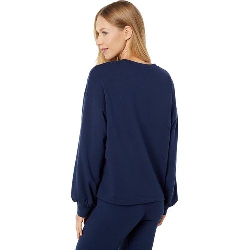  SUNDRY Heart Drapey Sweatshirt