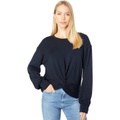 SUNDRY Twist-Front Sweatshirt