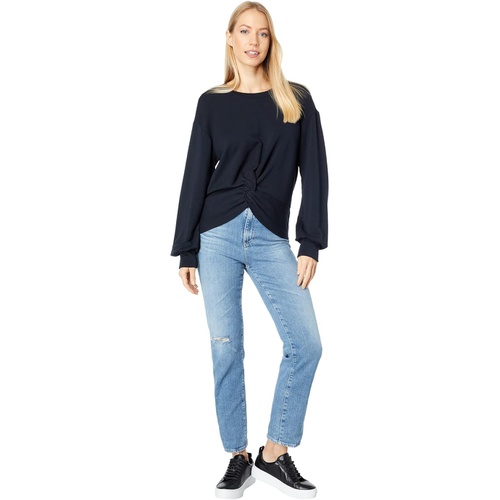  SUNDRY Twist-Front Sweatshirt