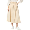 SUNDRY Woven Full Skirt with Side Slit