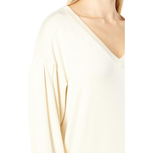  SUNDRY Pleated Sleeve Sweatshirt