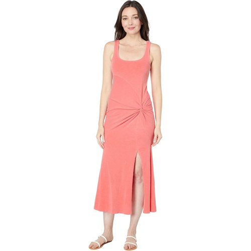  SUNDRY Twist Front Sleeveless Dress in Cotton Spandex