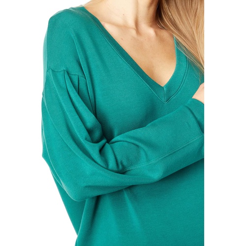  SUNDRY Pleated Sleeve Sweatshirt