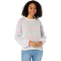 SUNDRY Stripe Balloon Sleeve Sweater