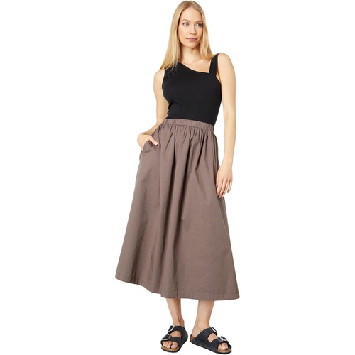  SUNDRY Woven Full Skirt with Side Slit