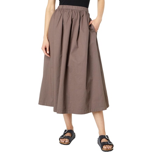  SUNDRY Woven Full Skirt with Side Slit