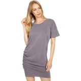 SUNDRY Side Shirred T-Shirt Dress