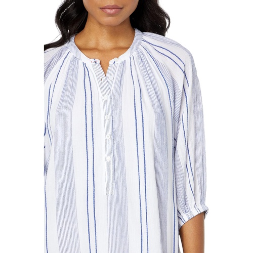  SUNDRY Stripe Henley Dress