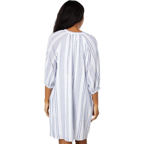  SUNDRY Stripe Henley Dress