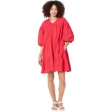 SUNDRY 100% Woven Cotton Midi Dress