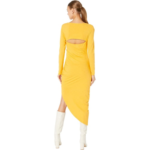  SUNDRY Drape Cutout Dress