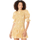 SUNDRY Ditzy Smocked Mini