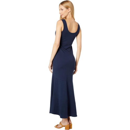  SUNDRY Long Twist Front Sleeveless Dress in Cotton Modal