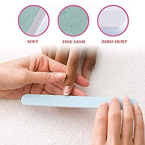  Gel Nail Tools Kit, SWS 10pcs Colorful Nail Polish Remover Clips& Nail Buffer Block&175pcs Cotton Pads& Nail Brush Cuticle Peeler Scraper …