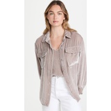 Sablyn Aitana Velvet Relaxed Fit Jacket