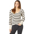 Saltwater Luxe Rickie Long Sleeve Stripe Scoop Neck Sweater