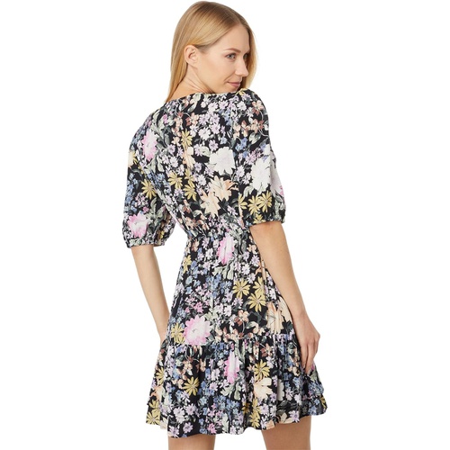  Saltwater Luxe Floral Oasis Short Sleeve Mini Dress