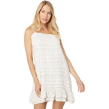 Saltwater Luxe Sade Vanilla Poms Tank Mini Dress