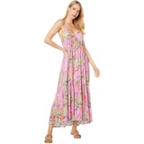 Saltwater Luxe Penny Sustainable Blushing Blooms Tank Maxi Dress
