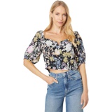 Saltwater Luxe Lenny Floral Oasis Short Sleeve Crop