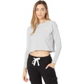 Salty Crew Alpha Gradient Long Sleeve Crop Tee