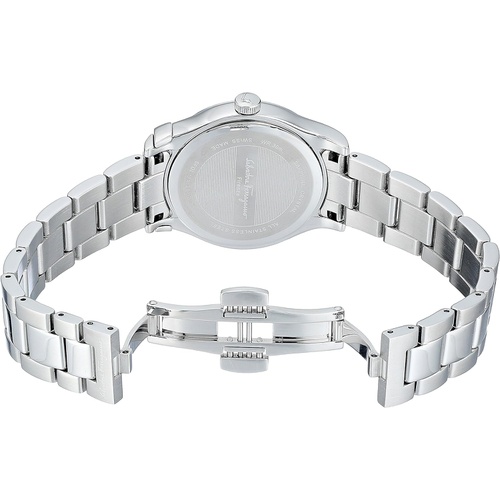 살바토로페라가모 Salvatore Ferragamo Womens Ferragamo 1898 Quartz Watch with Stainless-Steel Strap, Silver, 16 (Model: SFDI00118)