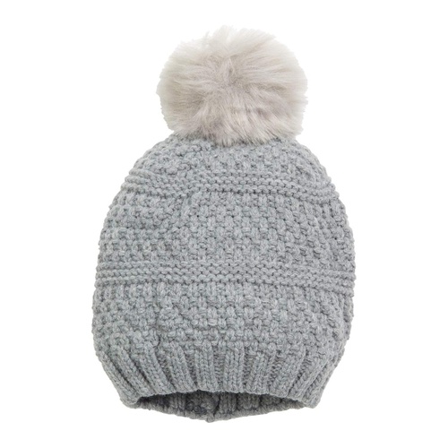  San Diego Hat Company Knit Beanie w/ Faux Fur Pom