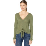 Sanctuary Chelsea Tie Front Sweater Knit Tee