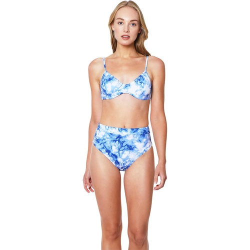  Sanctuary Poolside Tie-Dye Banded High Leg High-Rise