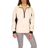 Sanctuary Fireside 1u002F2 Zip Sherpa Popover Sweatshirt