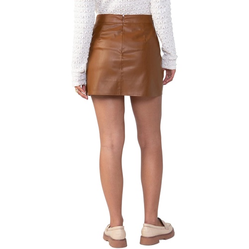  Sanctuary Leather Like Mini Skirt