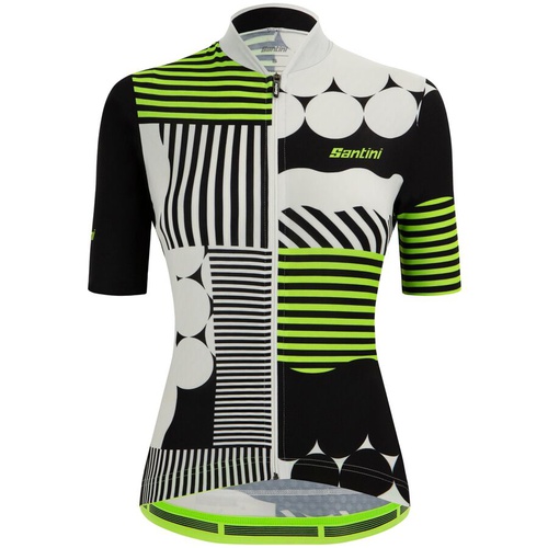  Santini Giada Optic Short-Sleeve Jersey - Women