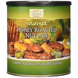 Savanna Orchards Gourmet Honey Roasted Nut Mix Cashews Pecans and Pistachios, Almond, 30 Oz