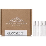 Scent Beauty Scent-Organix Perfume Sampler Sets for Women and Men | Unisex Fragrance Discovery Kit | Non-Toxic Vegan Natural Perfumes | 4 Mini Spritzes (0.07oz)