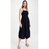 Scotch & Soda Midi Length Halter Dress with Smocking Details