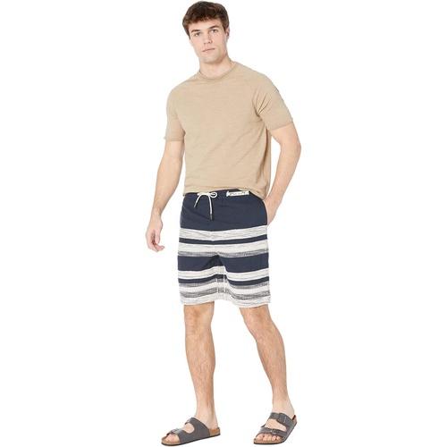  Scotch & Soda Structured Striped Linen Blend Bermuda Shorts