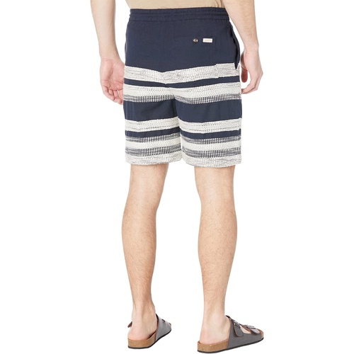  Scotch & Soda Structured Striped Linen Blend Bermuda Shorts