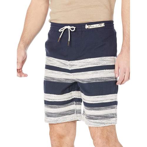  Scotch & Soda Structured Striped Linen Blend Bermuda Shorts