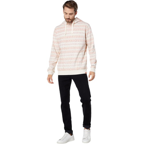  Scotch & Soda Twisted Hood Brushed Felpa Sweatshirt with Inside Stripes