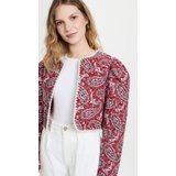 Sea Theodora Paisley Quilted Cropped Jacket