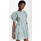 Sea Ida Print Puff Sleeve Smocked Dress